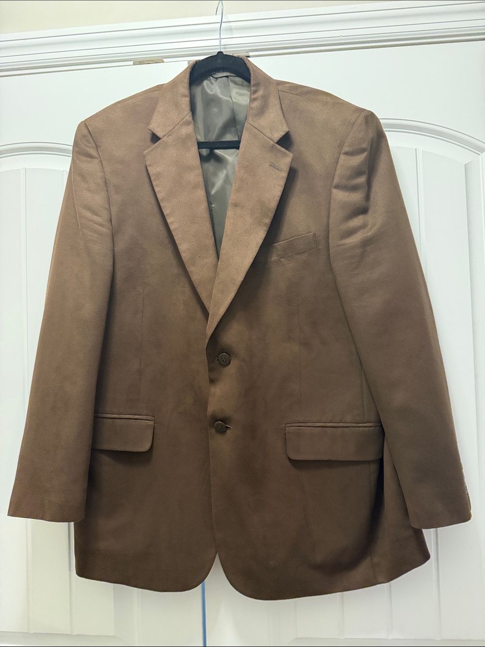 Classic Brown Men's Blazer - Two-Button Jacket